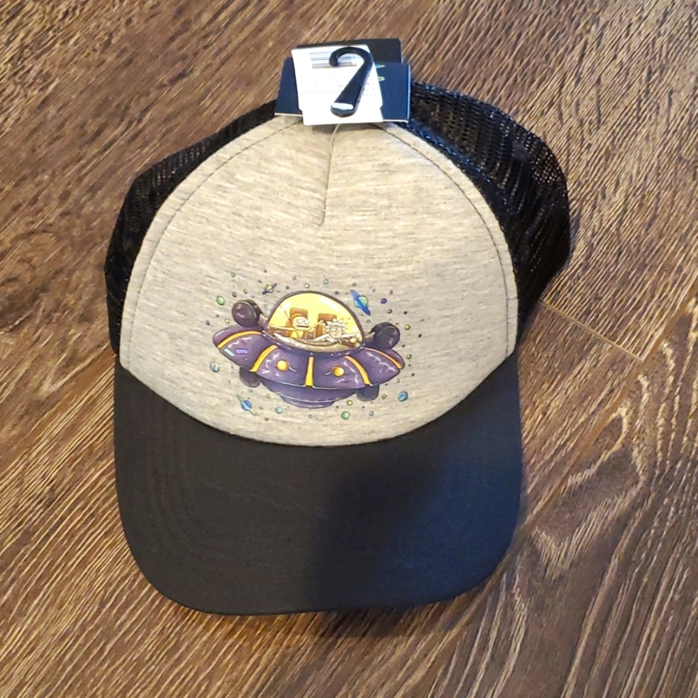 Adult Swim Rick And Morty Space traveler Snapback Hat - Brand New